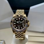 Rolex 2025 mechanical watch GMT-Master II 40mm watch soul gold dial