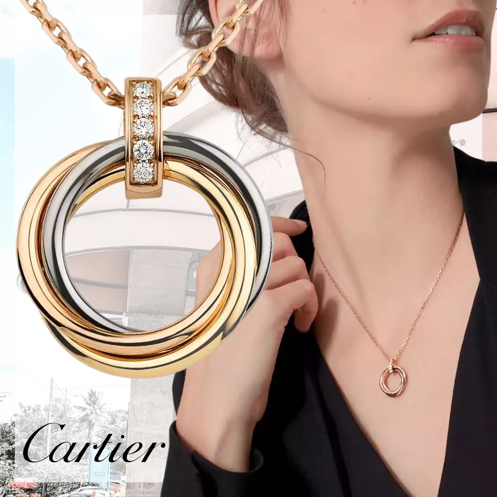 Cartier Trinity Necklace Cartier Trinity Necklace - Image 1