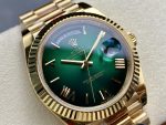 New 2025 New 2025 Rolex Datejust 40mm Gold Case Green Dial Rolex - Image 2