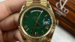 New 2025 New 2025 Rolex Datejust 40mm Gold Case Green Dial Rolex - Image 4