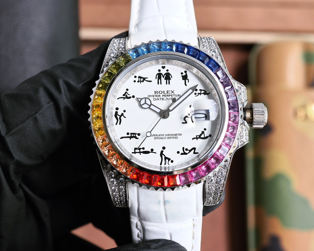 New 2025 Spring Picture Clock 40mm Mechanical Watch New 2025 Spring Picture Clock 40mm Mechanical Watch - Image 1
