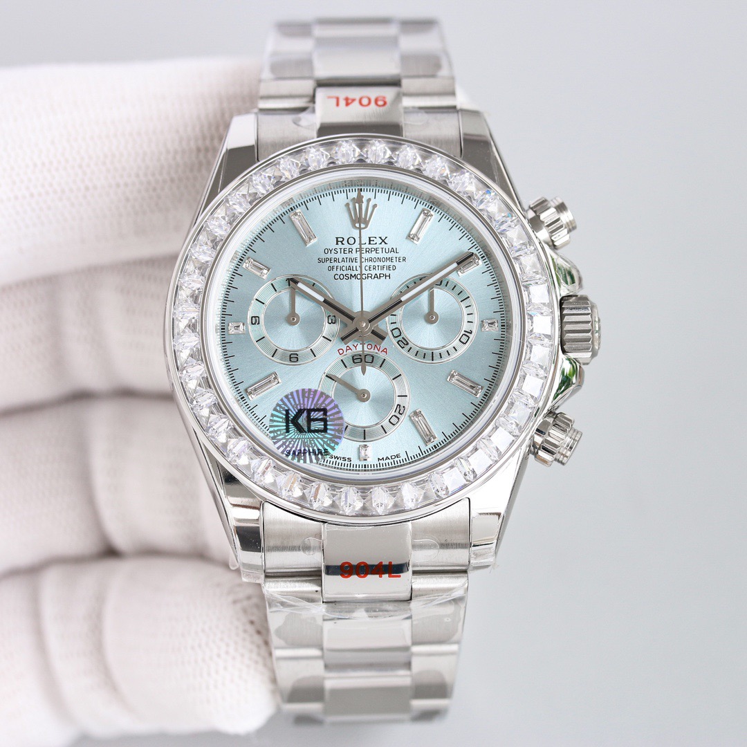 Rolex 2025 New Daytona Mechanical Watch Ice Blue Dial Rolex 2025 New Daytona Mechanical Watch Ice Blue Dial - Image 1