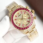 Rolex New Daytona Mechanical Watch 2025 Full Diamond Watch