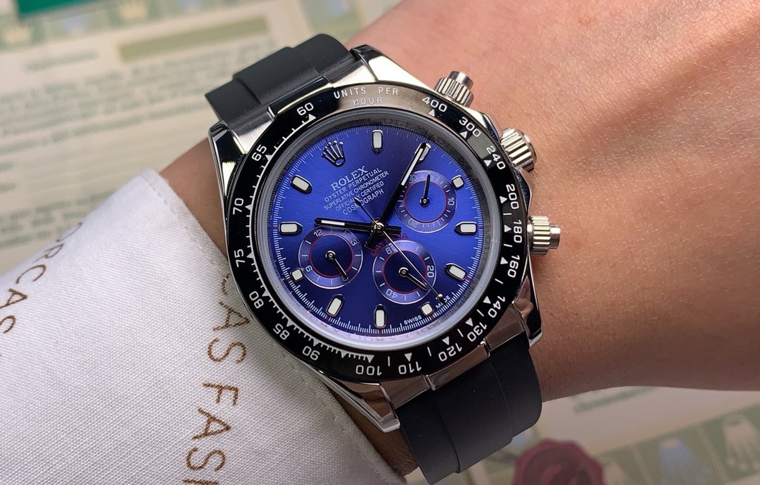 Rolex mechanical watch Daytona gem blue 40mm watch Rolex mechanical watch Daytona gem blue 40mm watch - Image 1