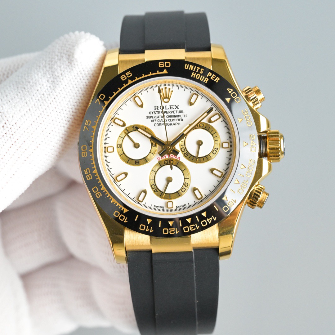 Rolex mechanical watch Daytona white dial 40mm watch Rolex mechanical watch Daytona white dial 40mm watch - Image 1