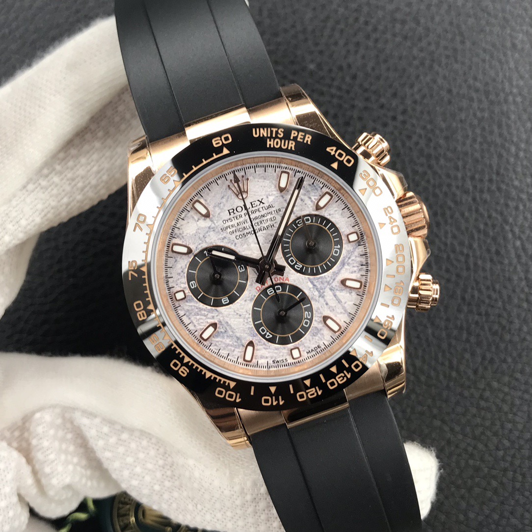 Rolex Daytona Meteorite Grey Plate 40mm Mechanical M116519 Rose Gold Rolex Daytona Meteorite Grey Plate 40mm Mechanical M116519 Rose Gold - Image 1