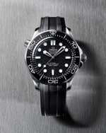 SEAMASTER DIVER 300M 42 MM, STEEL ON RUBBER STRAP OMAGE - Image 3