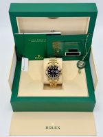 2023 Rolex GMT Master II 40 mm 126718 GRNR Yellow Gold Jubilee Black DialRolex - Image 10