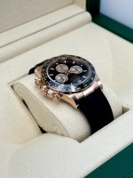 New 2024 Rolex Daytona 40mm 126515LN Rose Gold Oyster Flex Black Dial Rolex - Image 9
