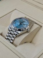 New 2024 Rolex Day Date Platinum 40mm 228236 Ice Blue Roman Dial Rolex - Image 6
