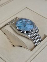 New 2024 Rolex Day Date Platinum 40mm 228236 Ice Blue Roman Dial Rolex - Image 7