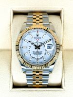 New 2024 Rolex Sky Dweller 42mm 336933 Two Tone Jubilee White Dial Rolex