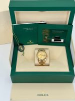 New 2024 Rolex Day Date 36mm 128238 Champagne Diamond Dial Rolex - Image 12
