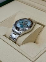 New Rolex Daytona 40mm 126506 Platinum Ice Blue Diamond Baguette Dial Rolex - Image 8