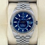 2022 Sky Dweller 42mm 326934 Stainless Steel Jubilee Blue Dial Rolex