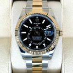 New 2024 Rolex Sky Idle Error 42mm 336933 Two Tone Oyster Black Dial Rolex