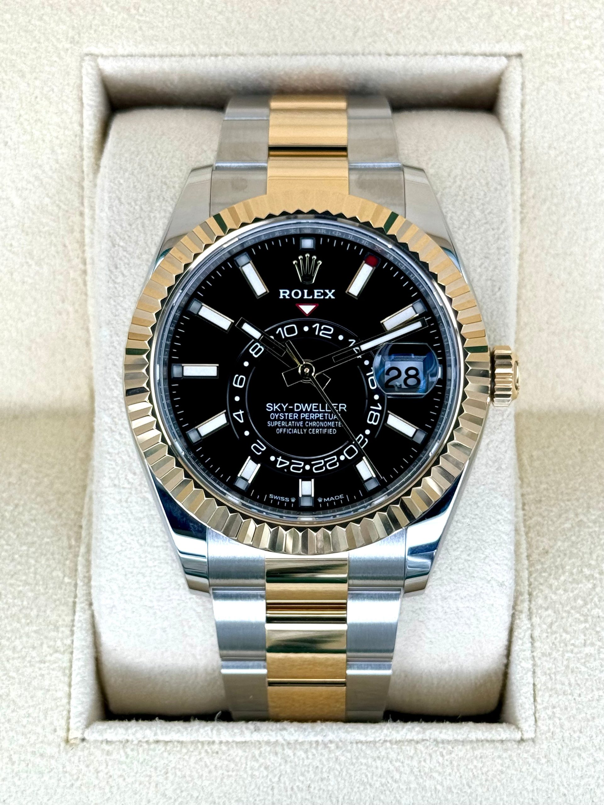 New 2024 Rolex Sky Idle Error 42mm 336933 Two Tone Oyster Black Dial Rolex New 2024 Rolex Sky Idle Error 42mm 336933 Two Tone Oyster Black Dial Rolex - Image 1