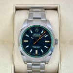 2021 Rolex Milgauss 40mm 116400GV Stainless Steel Black Dial Rolex
