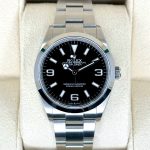 New 2024 Rolex Explorer 36mm 124270 Stainless Steel Black Dial Rolex