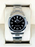 New 2024 Rolex Explorer 36mm 124270 Stainless Steel Black Dial Rolex