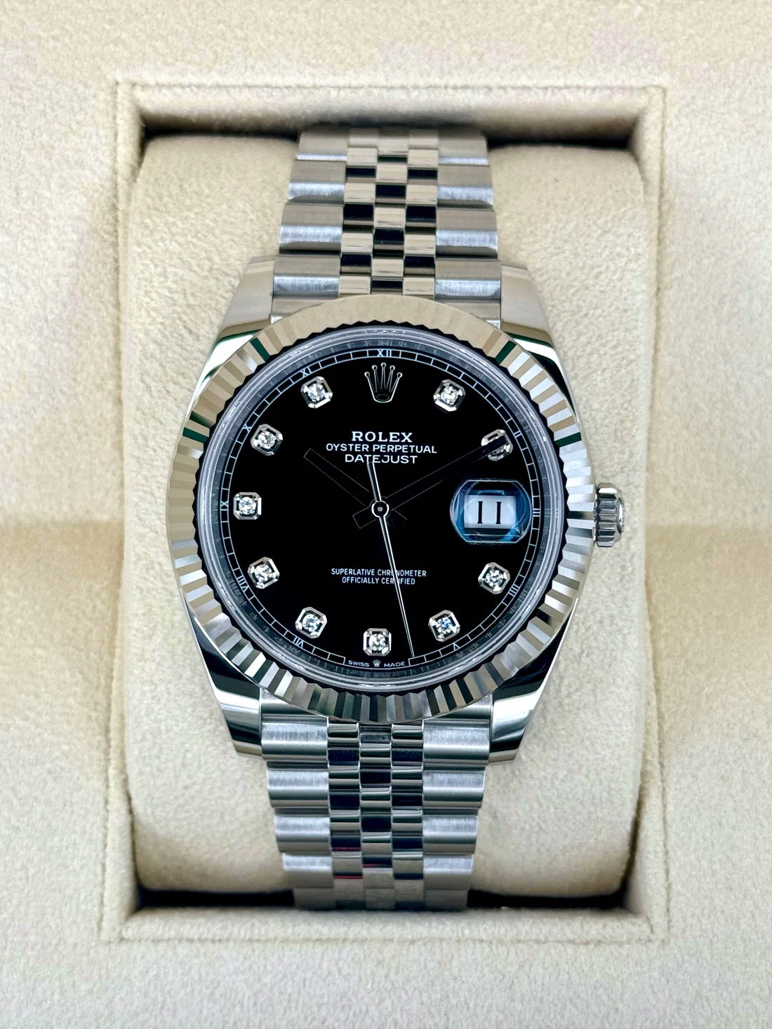 New 2025 Rolex Datejust 41mm 126334 Jubilee Black Dial Rolex New 2025 Rolex Datejust 41mm 126334 Jubilee Black Dial Rolex - Image 1