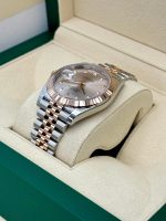 New 2024 Rolex Datejust 41mm 126331 Two Tone Jubilee Sandust Diamond Dial Rolex - Image 8