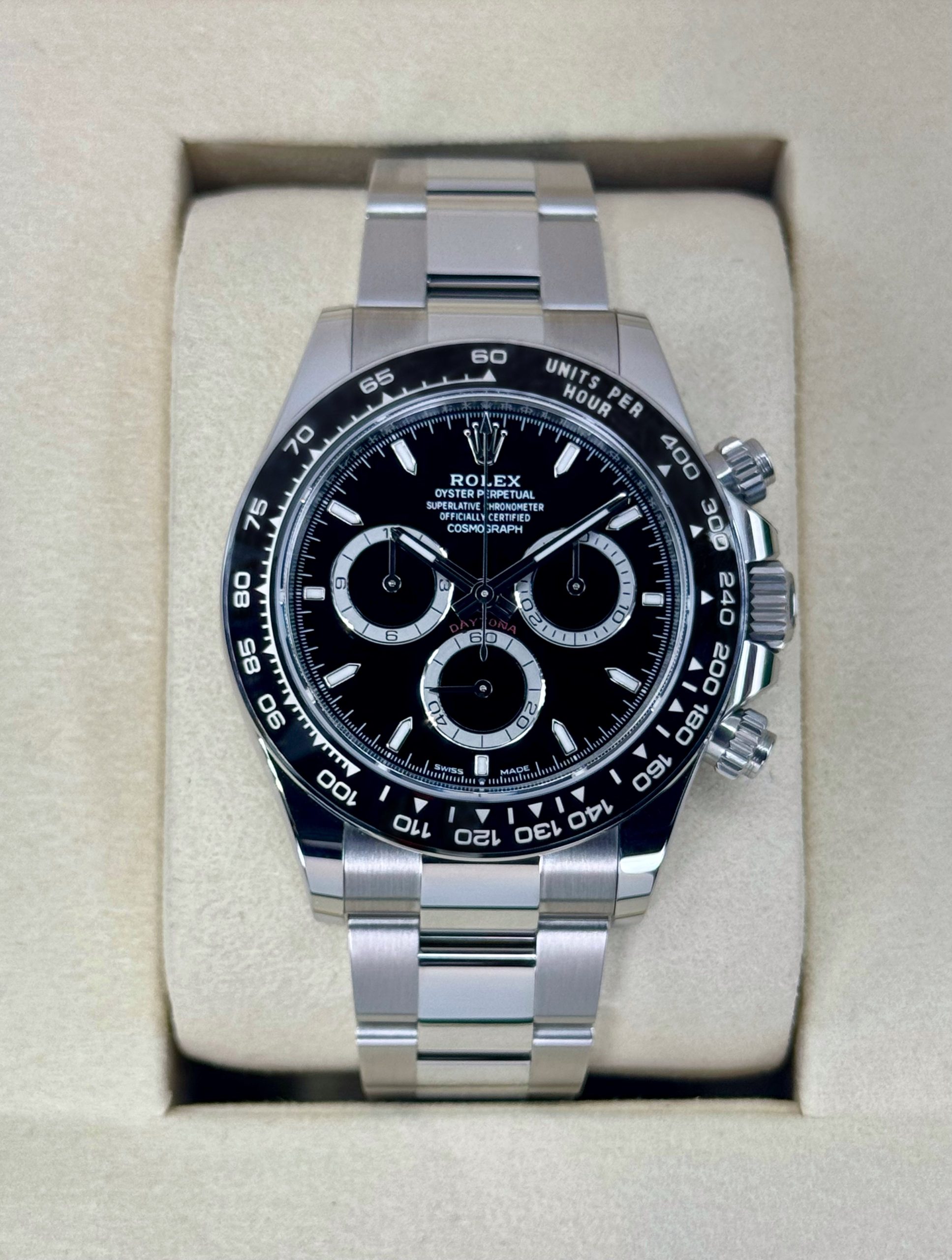 New 2025 Rolex Daytona 40mm 126500LN Stainless Steel Black Dial Rolex New 2025 Rolex Daytona 40mm 126500LN Stainless Steel Black Dial Rolex - Image 1