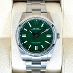 New 2024 Rolex Oyster Perpetual 41mm 124300 Green Dial Rolex