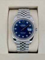 New 2025 Rolex Datejust 41mm 126334 Stainless Steel Jubilee Blue Diamond Dial Rolex