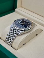 New 2025 Rolex Datejust 41mm 126334 Stainless Steel Jubilee Blue Diamond Dial Rolex - Image 4