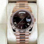 2024 Rolex Day Date 40mm 228235 Rose Gold Chocolate Dial Rolex