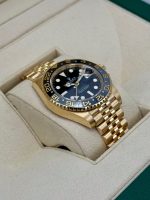 2023 Rolex GMT Master II 40 mm 126718 GRNR Yellow Gold Jubilee Black DialRolex - Image 7