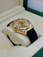 2024 Rolex Sky Dweller 42mm 336238 Yellow Gold Oyster Flex Champagne Dial Rolex - Image 9