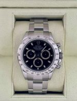 2009 Rolex Daytona 40mm 116520 Stainless Steel Black Dial Rolex