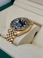 2023 Rolex GMT Master II 40 mm 126718 GRNR Yellow Gold Jubilee Black DialRolex - Image 8