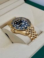 2023 Rolex GMT Master II 40 mm 126718 GRNR Yellow Gold Jubilee Black DialRolex - Image 9