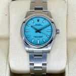 2021 Rolex Oyster Perpetual 31mm 277200 Turquoise Tiffany Blue Dial Rolex