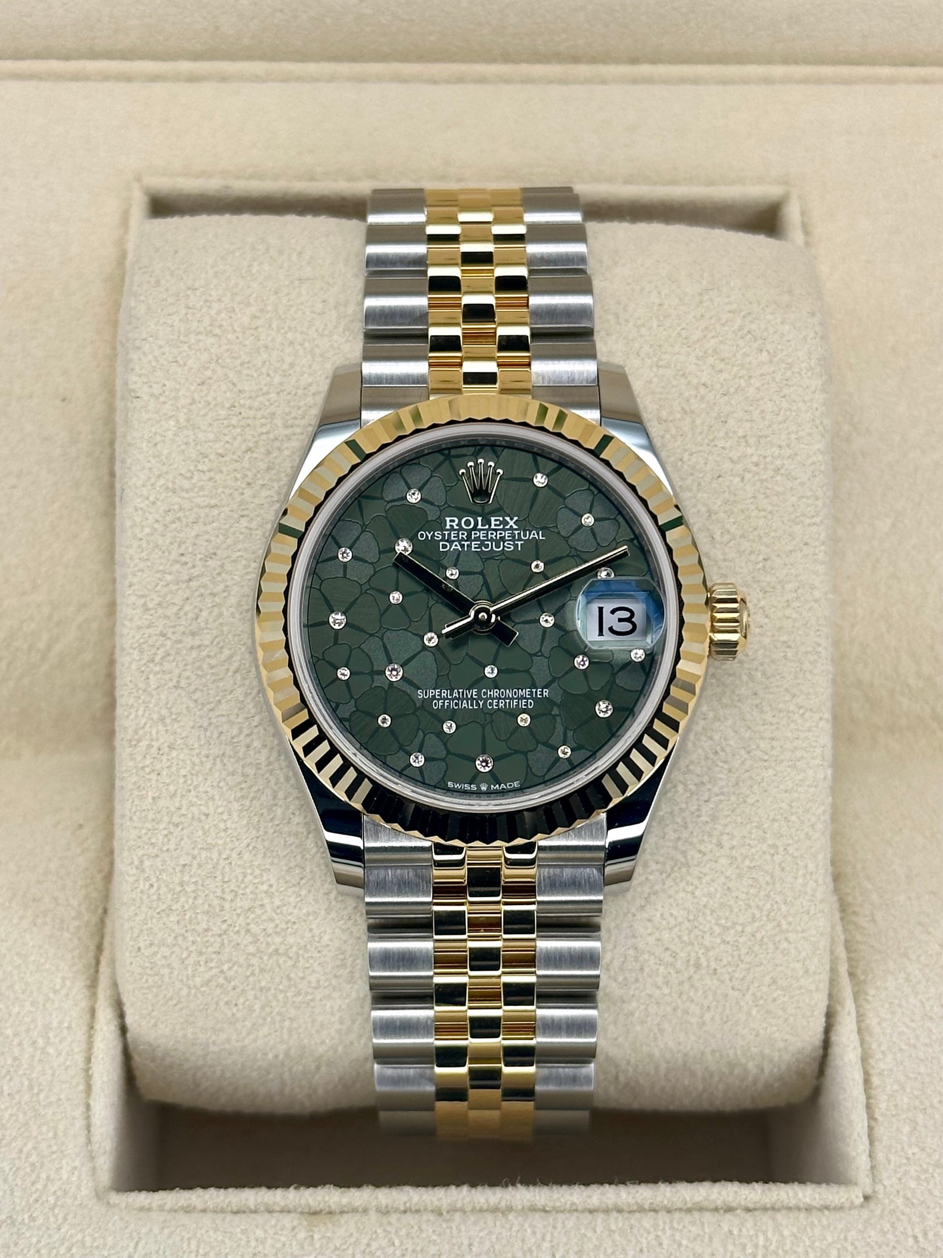 New 2024 Rolex Lady Datejust 31mm 278273 Two Tone Floral Motif Dial Rolex New 2024 Rolex Lady Datejust 31mm 278273 Two Tone Floral Motif Dial Rolex - Image 1