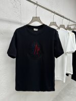 [ Moncler ] (Moncler) Embroidered chest half sleeve T-shirt for both men and women - Image 14