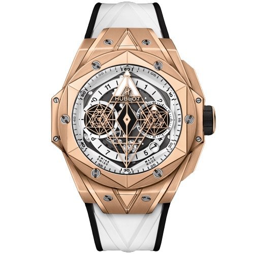 UBLO BIG BANG UNICO SUNBLUE II KING GOLD WHITE World limited 100 pieces 418.OX.2001.RX.MXM20 UBLO BIG BANG UNICO SUNBLUE II KING GOLD WHITE World limited 100 pieces 418.OX.2001.RX.MXM20 - Image 1