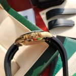 Daytona 40mm watch, gold dial, gold case, rubber strap - Image 7