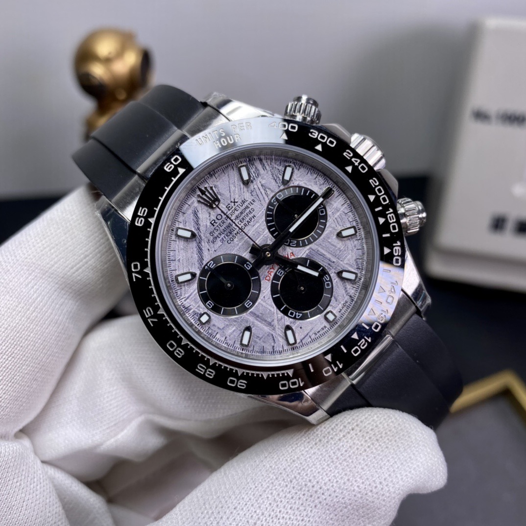 Rolex Daytona Meteorite Grey Plate 40mm Mechanical Watch m116519 Rolex Daytona Meteorite Grey Plate 40mm Mechanical Watch m116519 - Image 1