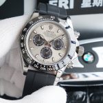 Rolex Daytona grey and white gold plate 40mm mechanical watch m126519 - Image 4