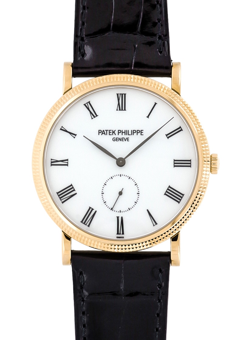 Patek Philippe - Calatrava| PATEK PHILIPPE| 5119R - 001| RG White Clock Hand Winding Leather| Patek Philippe - Calatrava| PATEK PHILIPPE| 5119R - 001| RG White Clock Hand Winding Leather| - Image 1