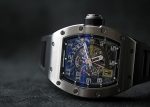 RICHERMILL - Automatic Declutchable Rotor| RICHARD MILLE| RM030| TI Skeleton Clock Automatic Winding Rubber| Middle Ages| - Image 11