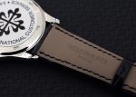 Patek Philippe - World Time| PATEK PHILIPPE| 5130P - 001| PT Silver / Blue Clock Automatic Leather| Middle Ages| - Image 10