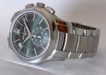 Patek Philippe - Annual Calendar Chronographs| PATEK PHILIPPE| 5905 / 1A - 001| SS Green Clock Automatic Winding Bracelet| Middle Ages| - Image 6