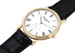 Patek Philippe - Calatrava| PATEK PHILIPPE| 5119R - 001| RG White Clock Hand Winding Leather| - Image 2