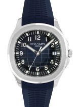 PATEC PHILIPPE - Aquanote| PATEK PHILIPPE| 5168G - 001| WG Blue Clock Automatic Winding Rubber| Unused item|