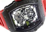 RICHAL MILL - Automatic Rafael Nadal Carbon TPT| by Richard Mille| RM35 - 02| Skeleton Clock Automatic Winding Rubber| Commissions| - Image 7